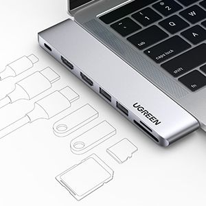 UGREEN USB C Hub mit 2x HDMI, 2x USB, USB C, Kartenlesegerät & 100W PD für 35,99€ (statt 50€)