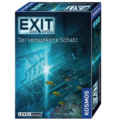 EXIT   Der versunkene Schatz Escape Room Spiel ab 8€ (statt 14€)