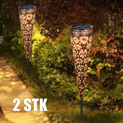 2x Görvitor LED Garten Solarleuchten IP65 für 15,99€ (statt 32€)