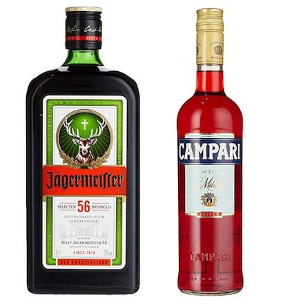 2x Jägermeister 0,7l +  2x Campari Bitter 0,7l für 34,78€ (statt 46€)