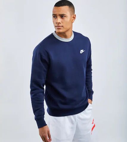Nike Club Crew Herren Sweatshirt in Navy für 24,99€ (statt 38€)   ab 30€ keine VSK