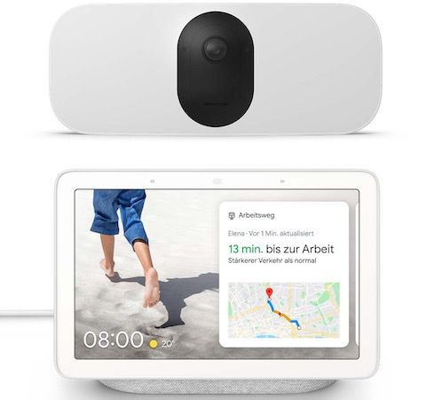 Arlo Pro 3 Floodlight Camera + Google Nest Hub für 289€ (statt 355€)