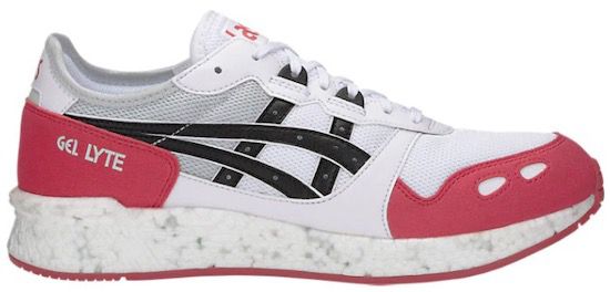 Asics HyperGel Lyte Sneaker in Weiß/Rot für 20,80€ (statt 56€)   Restgrößen