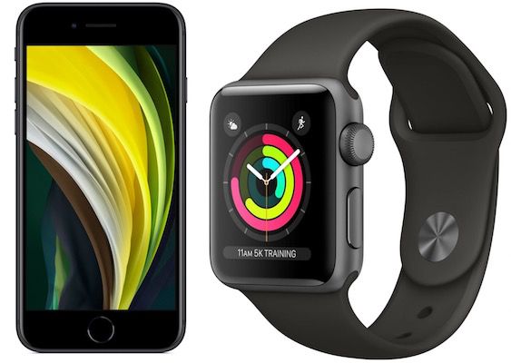 iPhone SE (2020) 64GB + Apple Watch Series 3 GPS für 49,95€ + Vodafone Flat mit 15GB LTE für 36,99€ mtl.