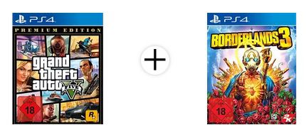 GTA V Premium Edition + Borderlands 3 für die PS4 ab 17,54€ (statt 29€)