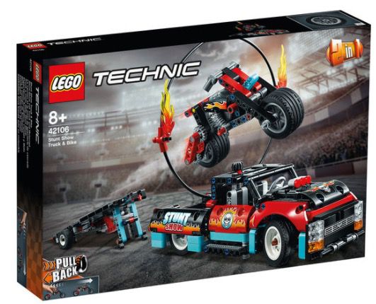 LEGO Technic   Stunt Show mit Truck und Motorrad (42106) für 30,72€ (statt 42€)