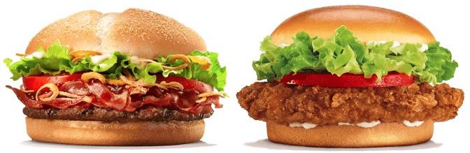 Burger King: Single Steakhouse für 3,99€ oder Doppelpack Crunchy Chicken Deluxe für 6€