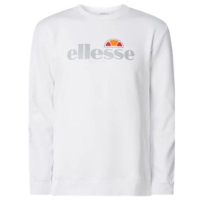 Ausverkauft! Ellesse Sweathirt Pizzoli in Weiß für 20,99€ (statt 45€)   nur S bis L