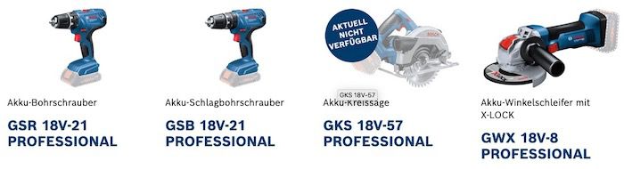 Bosch Professional Tool für mindestens 199€ netto kaufen   gute Prämien abstauben