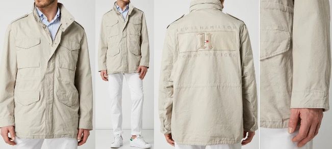 Tommy Hilfiger x Lewis Hamilton Fieldjacket in Beige für 139,99€ (statt 200€)