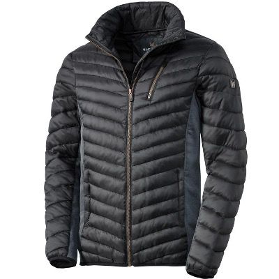 Glattsand Herren Steppjacke mit Stretcheinsatz in Grau für 37,50€ (statt 90€)