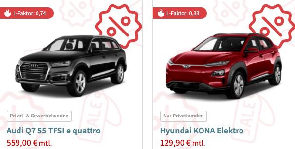 SUV Leasing Wochen für Privat und Gewerbe   z.B. Kia Stonic für 109€ mtl.