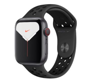 Apple Watch Series 5 Nike+ Edition mit LTE mit 44mm in Space Grau für 470,54€ (statt 544€)