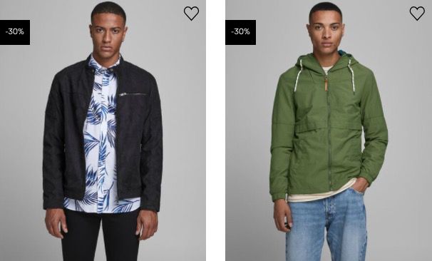 Jack & Jones: 30% Rabatt auf Jacken und Mäntel + 5€ Gutschein ab 50€