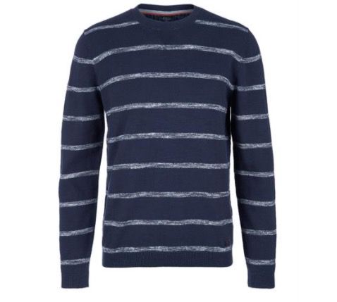 s.Oliver Strickjersey Pullover in Blau für 19,89€ (statt 29€)