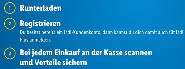 LIDL Plus App: 5€ Rabatt ab 30€ in der Filiale