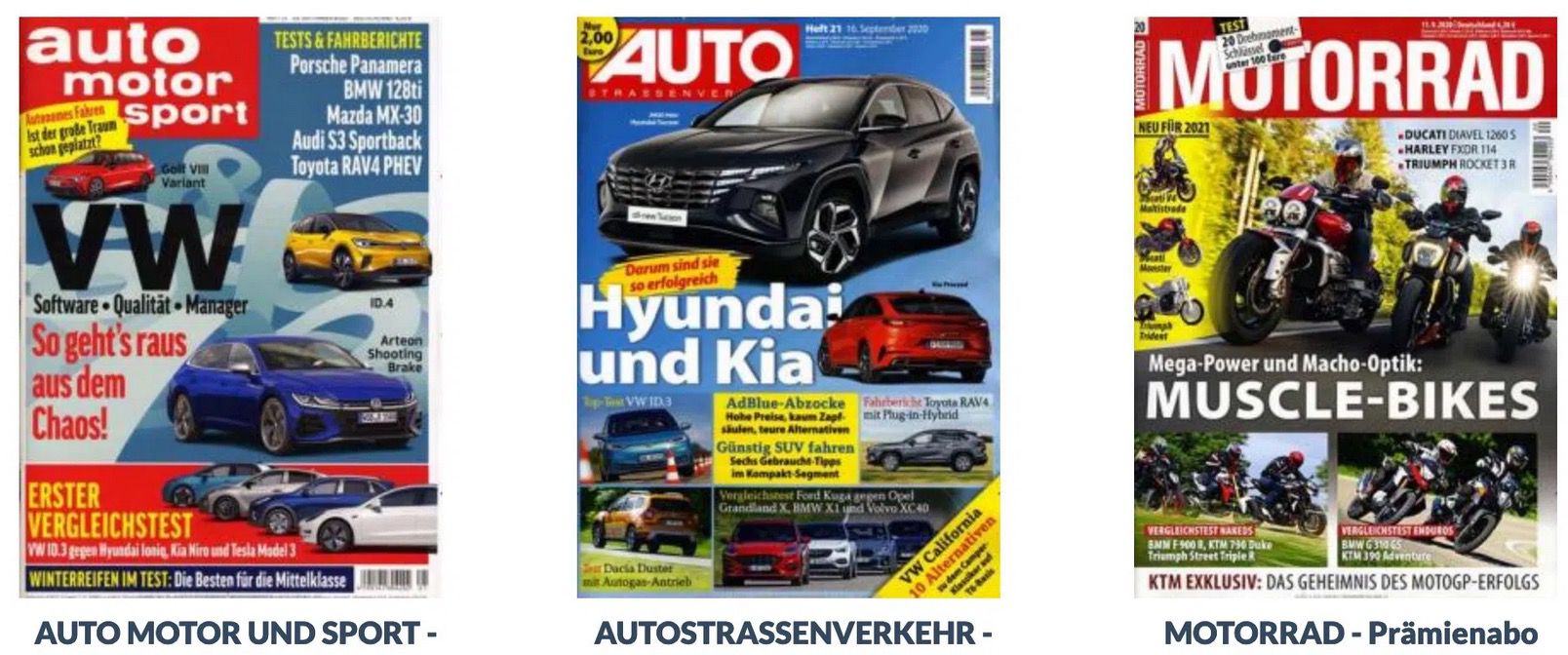 DPV Herbstkampagne   Viele Abos mit guten Prämien – z.B. Auto Motor und Sport für 99,90€ + 90€ Prämie