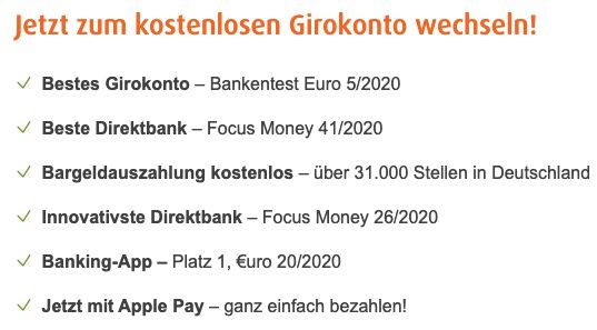 Kostenloses Girokonto Der Norisbank 100 Pramie Erhalten Jetzt Auch Mit Apple Pay