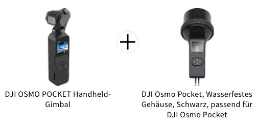 DJI Osmo Pocket 3 Achsen Gimbal + Unterwassergehäuse für 209€ (statt 274€)