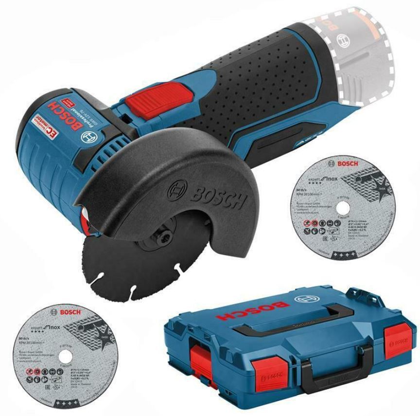 Vorbei! Bosch GWS 12 V 76 Professional SoloAkku Winkelschleifer inkl. L Boxx für 59,99€ (statt neu 93€)   B Ware