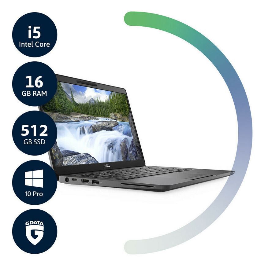 DELL Latitude 5300   13.3 FHD Notebook mit i5 16GB RAM 512GB SSD für 799€ (statt neu 964€)