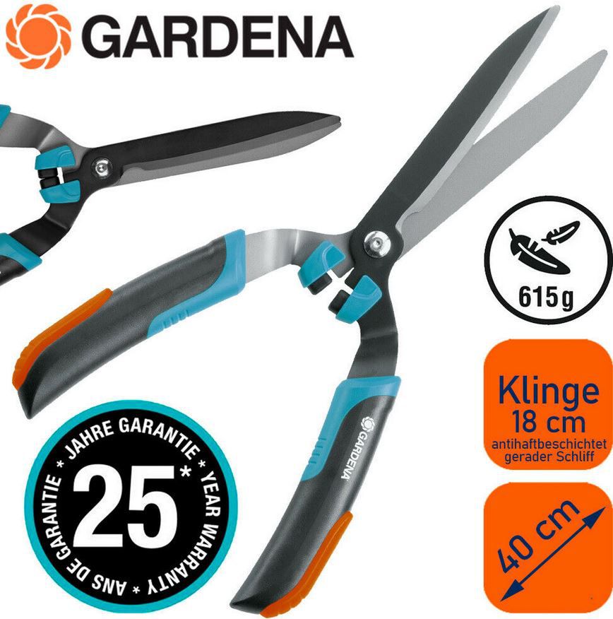 Gardena Comfort mechanische Heckenschere 18cm gerade Klinge für 24,89€ (statt 29€)