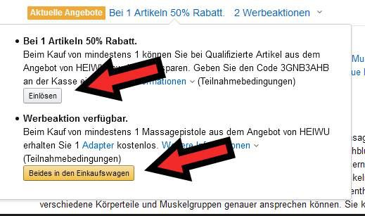 OriHea Massagepistole mit 30 Geschwindigkeiten &  7 Aufsätze für 64,99€ (statt 130€)