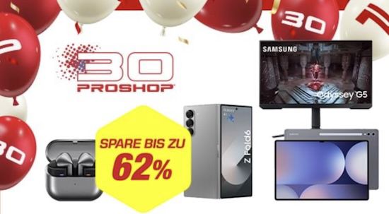 🔥 30 Jahre ProShop mit heißen Deals   z.B. Philips Hue Ensis + Dimmer 256,98€ (statt 340€)