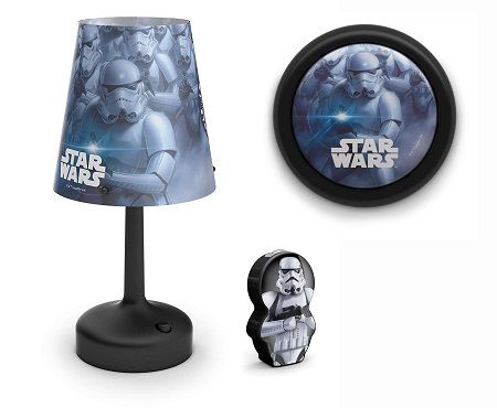 Philips Star Wars Lampen Set Tischleuchte & Nachttischlampe & Taschenlampe für 15,99€ (statt 20€)