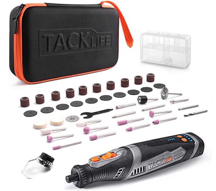 Tacklife RTD02DC Akku Multifunktionswerkzeug 8V mit Zubehör + Tasche für 32,49€ (statt 50€)