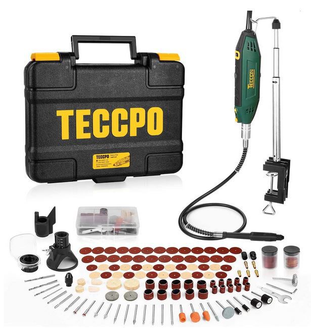 TECCPO Multifunktionswerkzeug 200W mit Teleskoparm und Tischklemme für 30,99€ (statt 49€)
