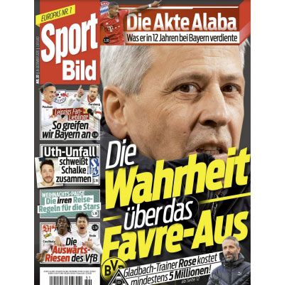 Sport Bild   13 Ausgaben für 33,80€ + 35€ BestChoice Gutschein