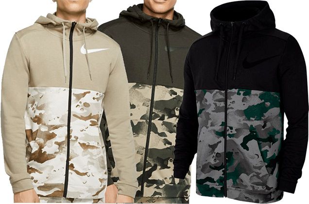 Nike Trainingsjacke Dry Camo in 3 Farben für je 44,95€ (statt 62€)