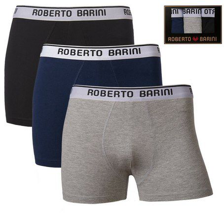Roberto Barini Herren Boxershorts 3er Pack für 16,99€ (statt 20€)   M   3XL