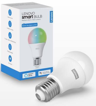 Lenovo Smart Bulb (E27) mit 16.8 Mio Farben & Sprachsteuerung für 8,99€ (statt 15€)