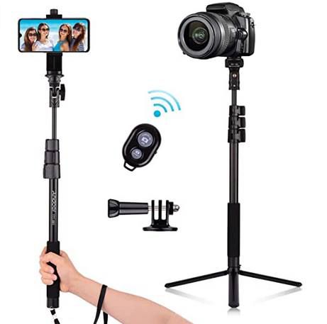 Andoer Selfie Stick mit ausziehbarem Stativ für 14,99€ (statt 30€)