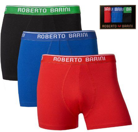 Roberto Barini Herren Boxershorts 3er Pack für 16,99€ (statt 20€)   M   3XL