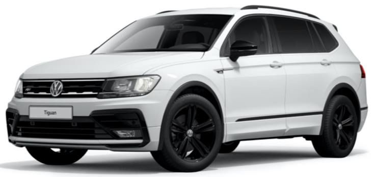 Menschen mit Behinderung: VW Tiguan Allspace R Line „Black Style“ mit 200 PS & DSG für 188€ mtl.   LF 0,4