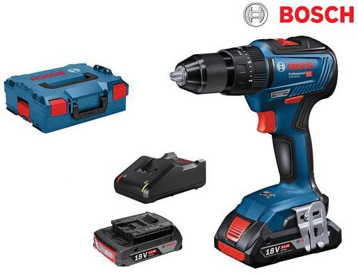 Bosch GSB 18V552C 18V Akku Bohrschrauber mit 2 Akkus (je 2,0 Ah) + LBOXX  für 155,90€ (statt 233€)