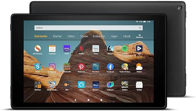 Amazon Fire HD 10 Tablet, 32GB (Zertifiziert, generalüberholt) für 53,99€ (statt 115€)