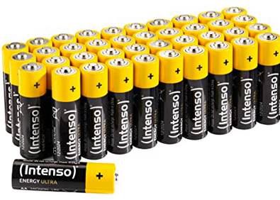 80x Intenso Energy Ultra Alkaline Batterien 40 AA + 40 AAA für 16,99€ (statt 22€)