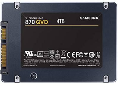 Samsung 870 QVO Interne SATA SSD 4TB ab 289€ (statt 344€)