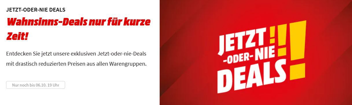 Media Markt Jetzt oder Nie Deals   z.B. BOSE Home Speaker 300 Smart Speaker für 179,79€ (statt 207€)