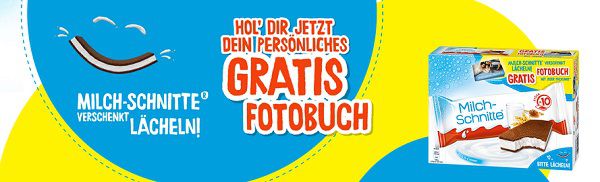 Milchschnitte kaufen   Fotobuch gratis bekommen