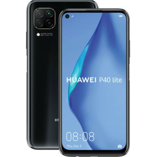 Huawei P40 lite mit 128GB DualSIM Midnight Black für 132,99€ (statt 179€)   B Ware