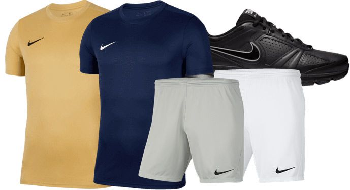 Nike Trainings Outfit Park VII bestehend aus T Shirt, Short & Sneaker für 59,95€ (statt ~70€)