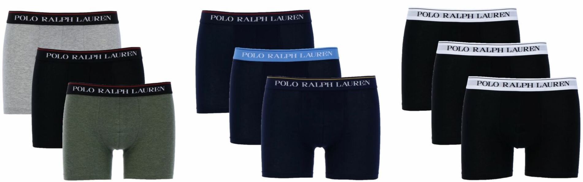 Polo Ralph Lauren 3er Pack Herren Boxershorts für 29,99€ (statt 35€) Restgrößen