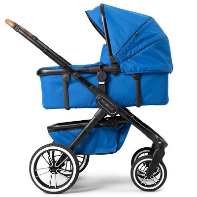 teutonia Kombikinderwagen TRIO Black/Urban Blue für 450,79€ (statt 555€)