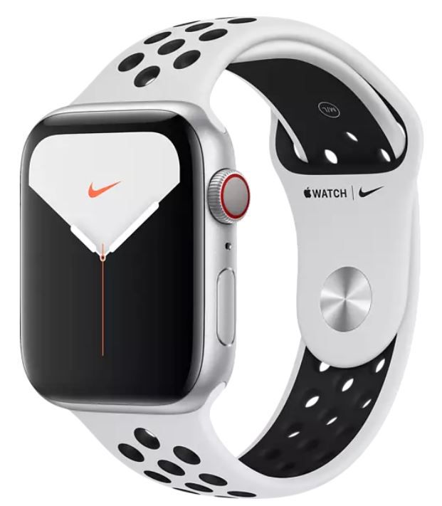 Apple Watch Series 5 Nike+ 44 mm Alu space Silber für 369€ (statt 419€)