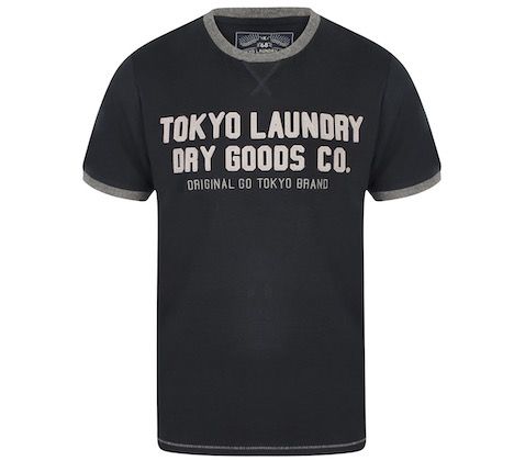 Tokyo Laundry Williamburg Logo Herren T Shirt für 7,28€ (statt 10€)